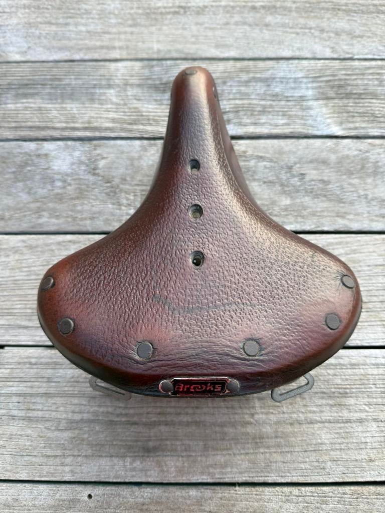 Vintage brooks B66S zadel, Ophalen, Zo goed als nieuw, Zadel