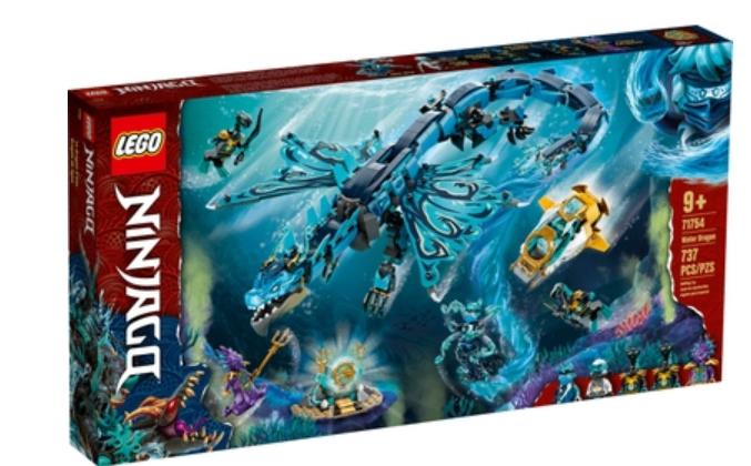 Lego Ninjago Waterdraak 71754, Ophalen, Compleet, Lego, Zo goed als nieuw