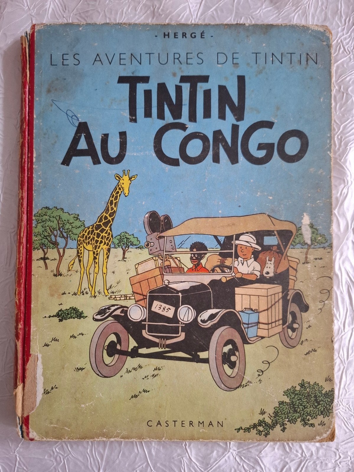 BD Tintin au Congo 2eme edition 1947 Belgique, Livres, Enlèvement ou Envoi, Une BD, Utilisé, Hergé