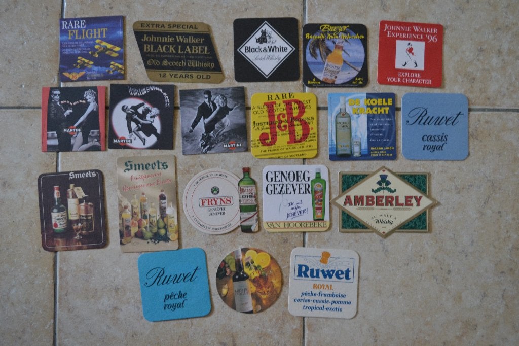 bierkaartjes whiskey , sterke dranken, Ophalen of Verzenden, Nieuw, Overige typen