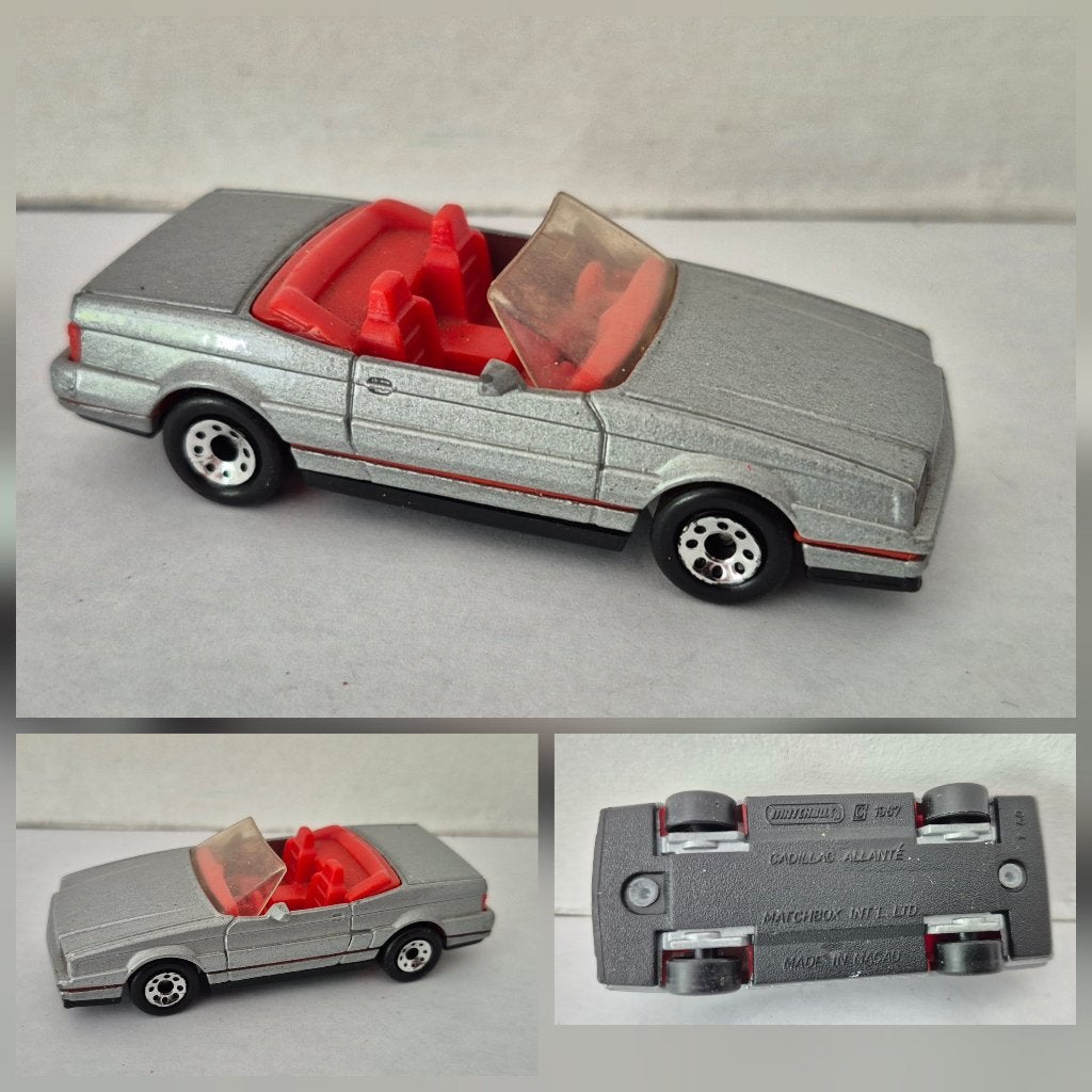 Matchbox Cadillac Allante 1987, Hobby & Loisirs créatifs, Voitures miniatures | Échelles Autre, Enlèvement ou Envoi, Comme neuf