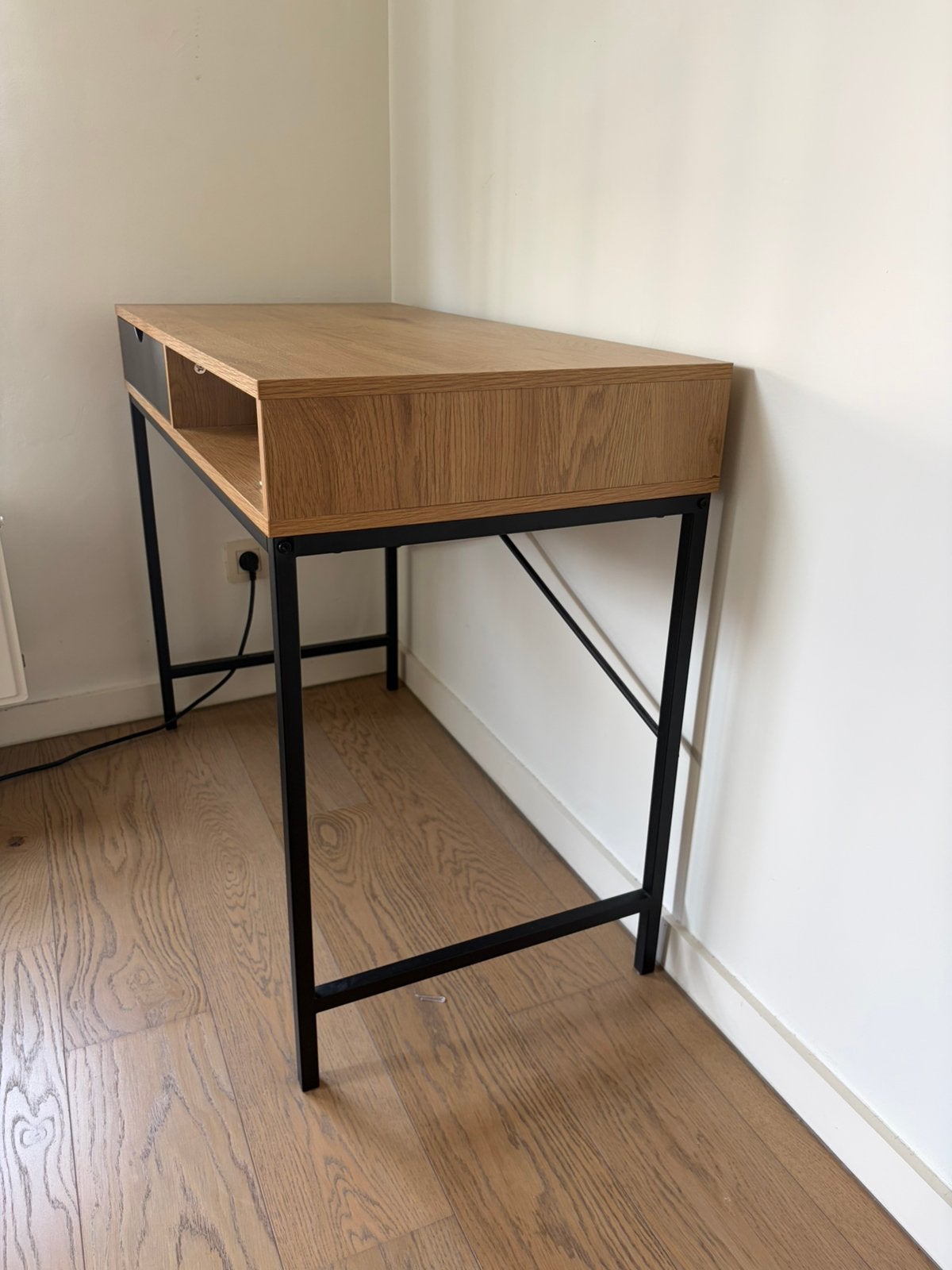 Houten bureau, Huis en Inrichting, Bureaus, Ophalen, Zo goed als nieuw