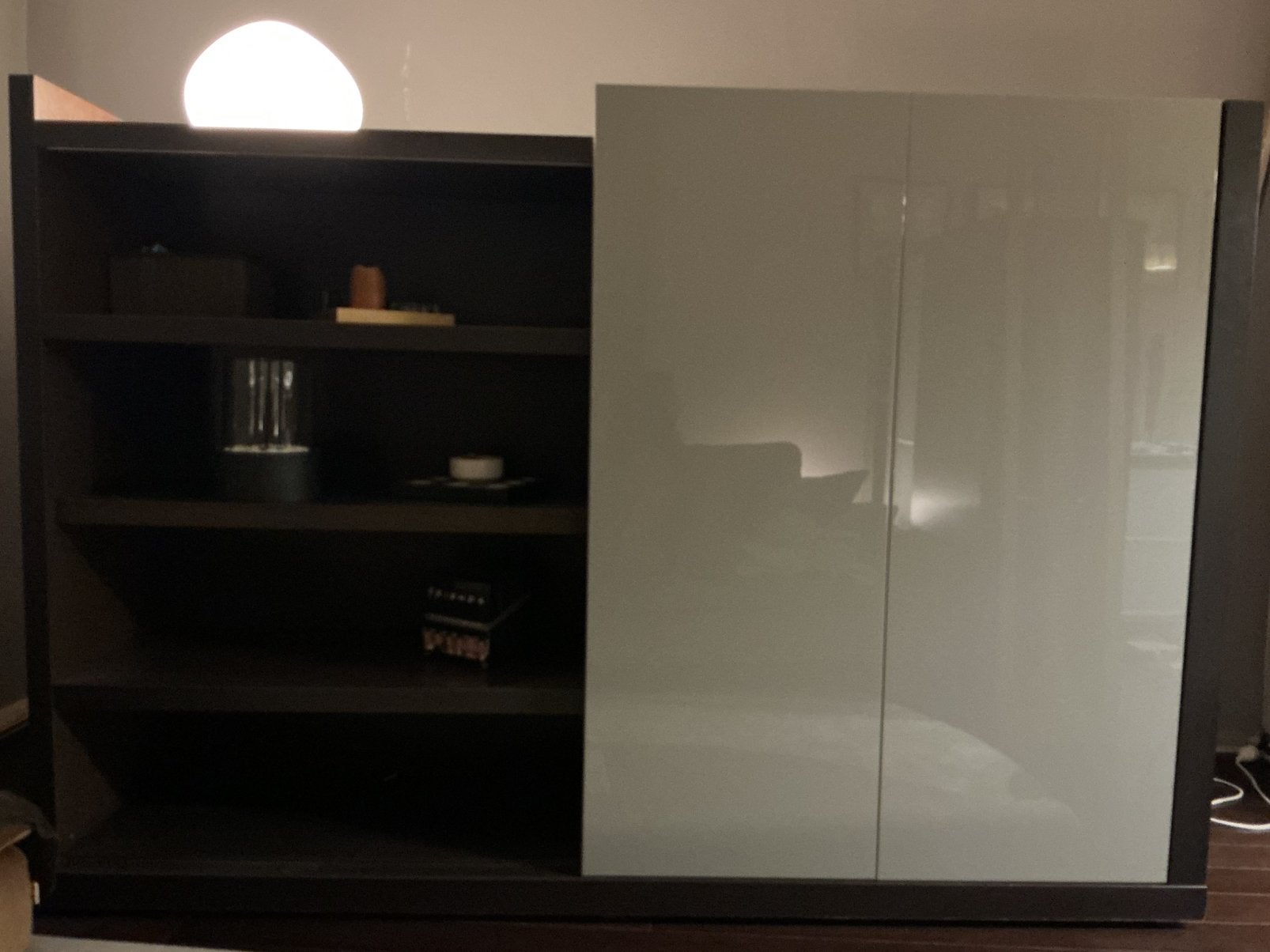 Meuble tv et armoire de rangement, 200 cm ou plus, Moderne, Autres matériaux, 150 à 200 cm