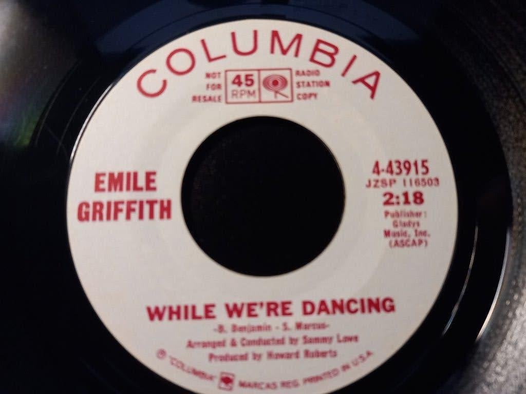 Emile Griffith‎ — Promo « Popcorn » While We're Dancing '7, CD & DVD, Vinyles | R&B & Soul, Housse de protection extérieure, Enlèvement ou Envoi