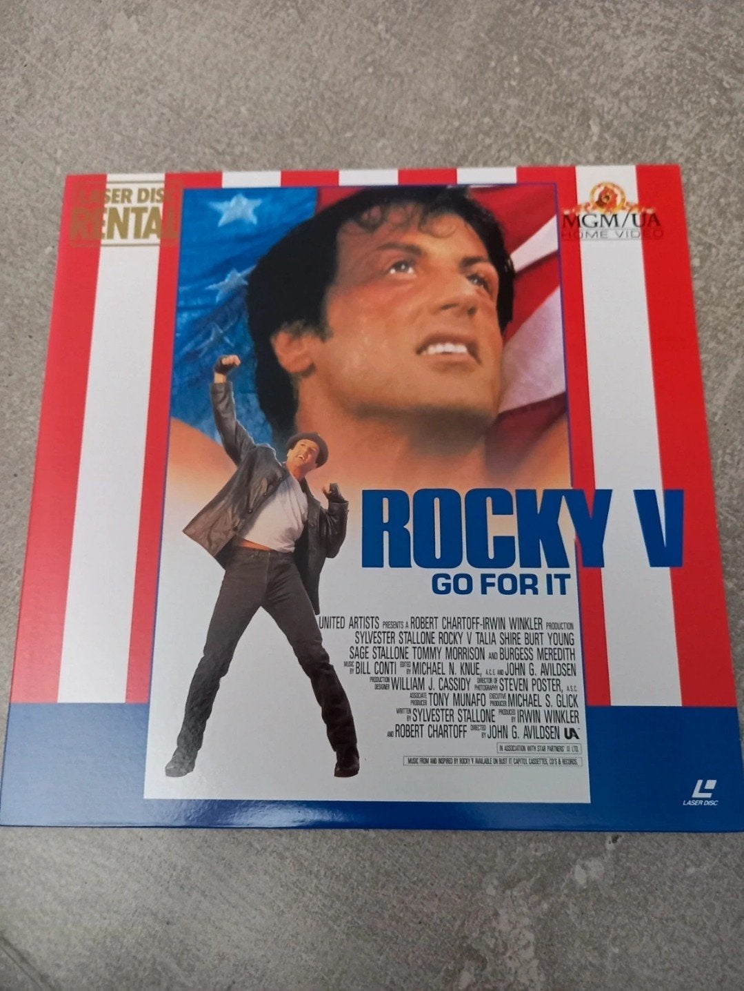 Laserdisc NTSC Rocky V Japan, Cd's en Dvd's, Dvd's | Actie, Ophalen, Gebruikt, Engels, Actie