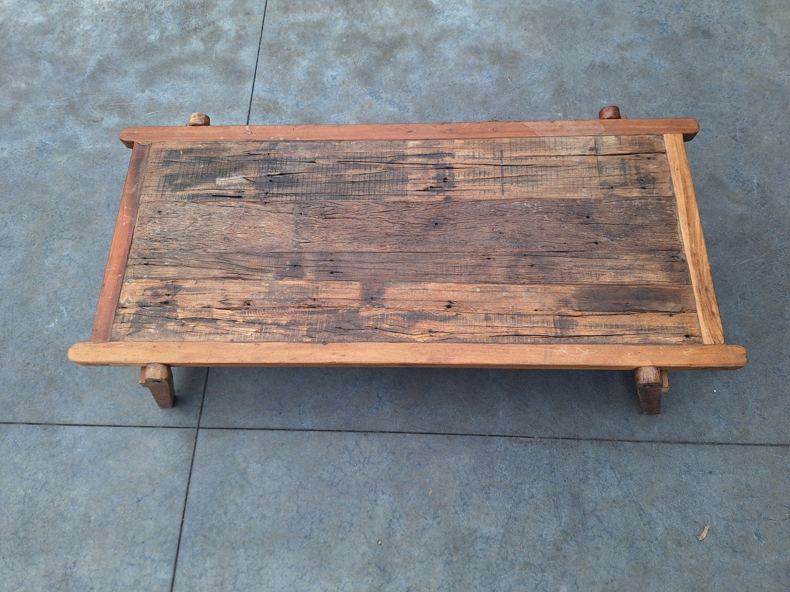 Teakhouten Salontafel (180cm) – Robuust & Karaktervol, Ophalen, Teakhout