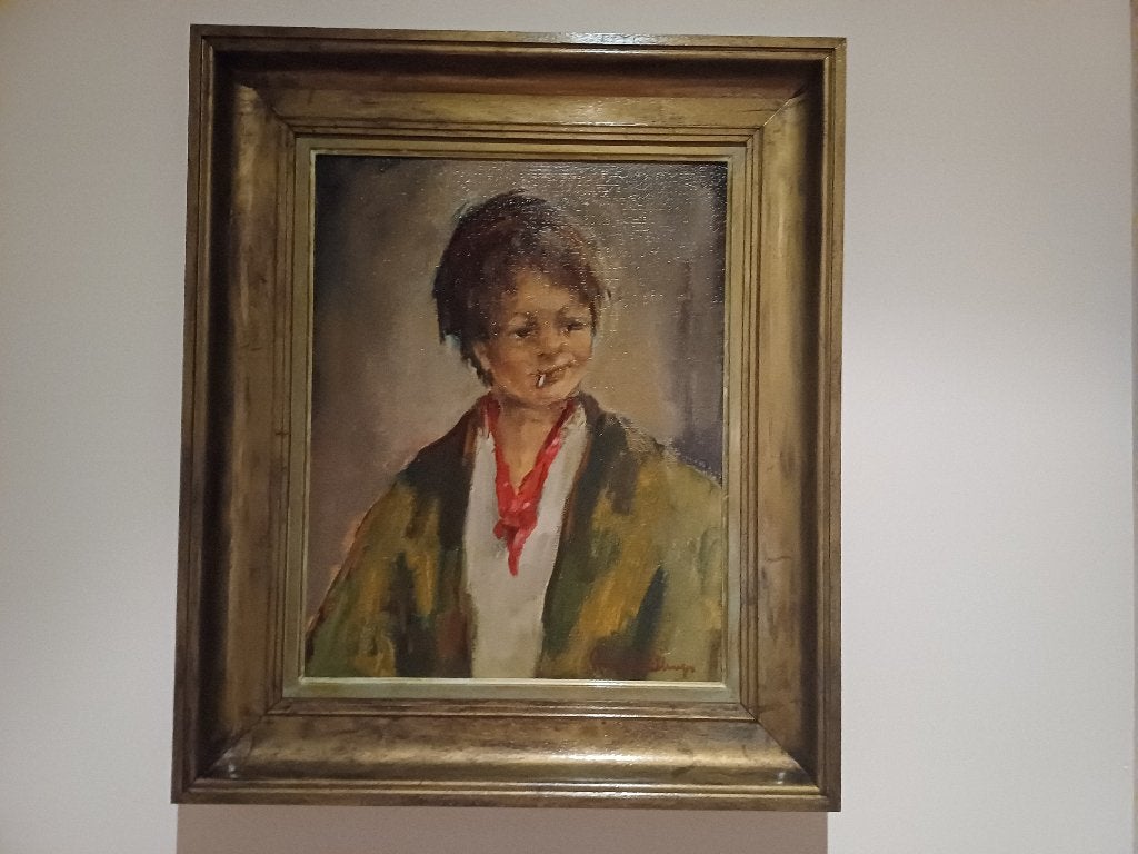 Schilderij olieverf Remi de Pillecyn, ingelijst, Ophalen, Gesigneerd, Olieverf