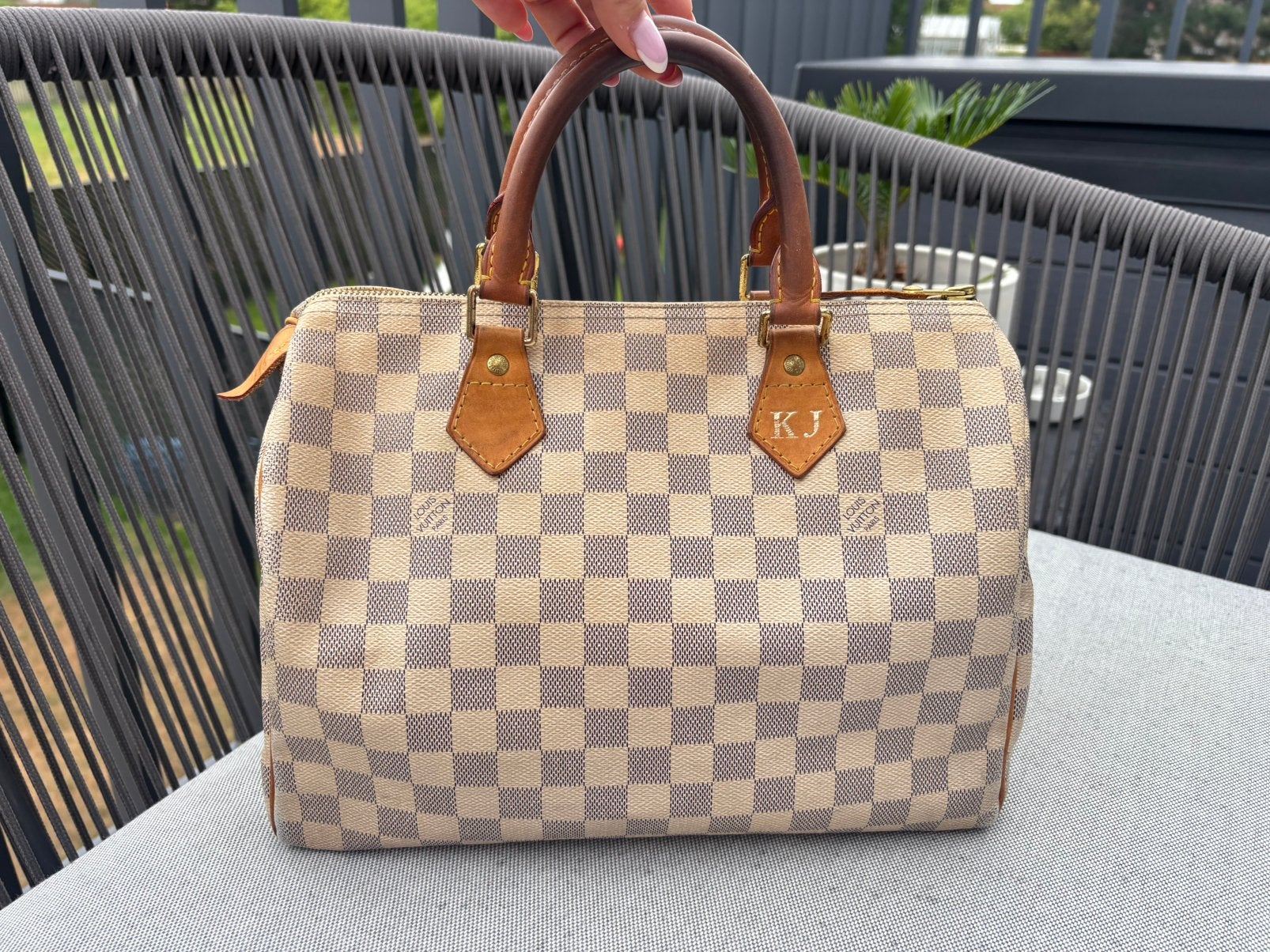 Louis Vuitton Speedy 30, Ophalen, Gebruikt, Beige, Handtas