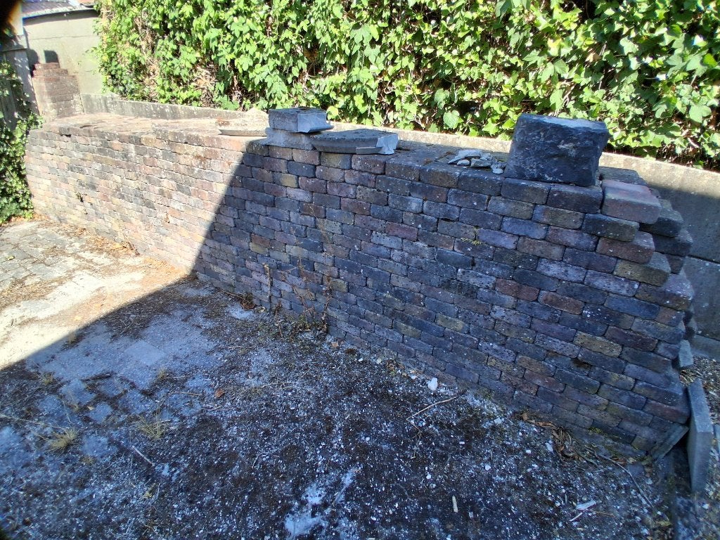 klinkers bont kobbelstones, Béton, Enlèvement, Utilisé, Briques