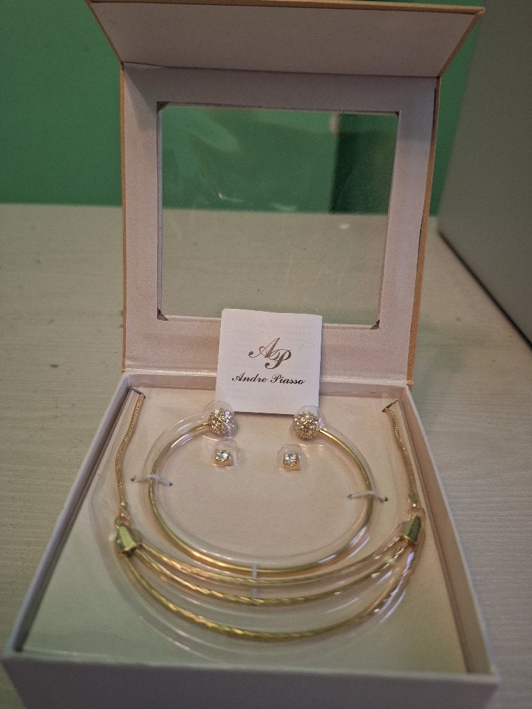 Parure de bijoux André Piasso, Enlèvement, Comme neuf, Autres couleurs, Autres matériaux