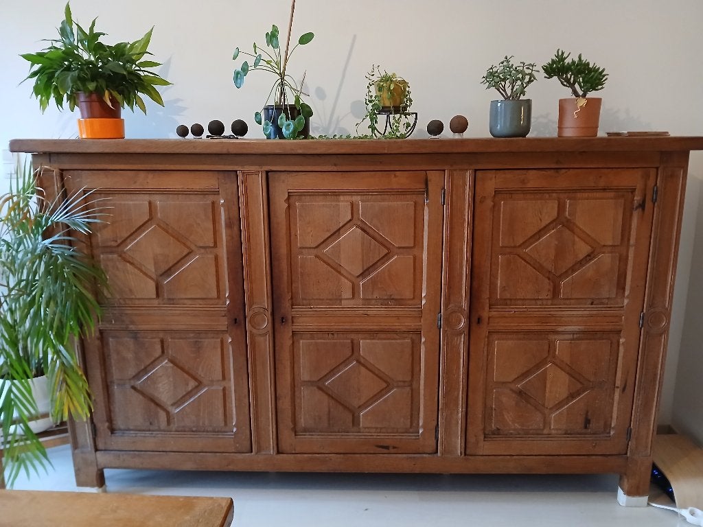 Massief houten kast, Antiek en Kunst, Antiek | Meubels | Kasten, Ophalen