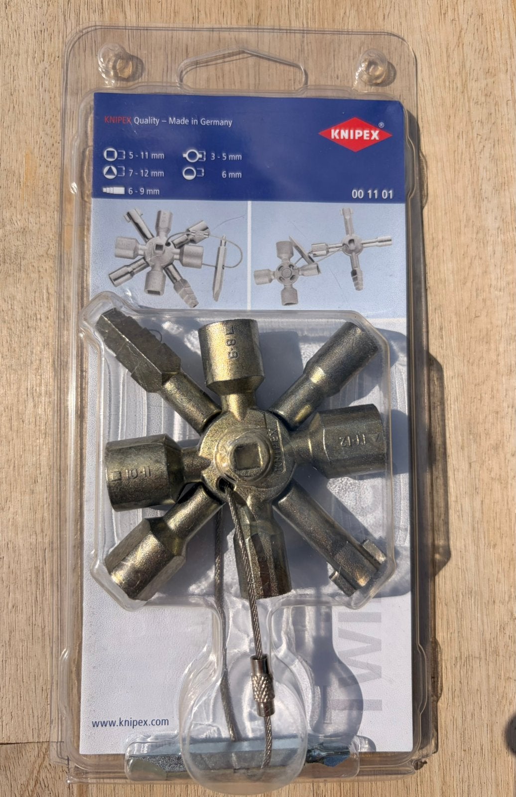 Knipex TwinKey sleutel (00 11 01) - Nieuw, Bricolage & Construction, Enlèvement ou Envoi, Neuf, Knipex