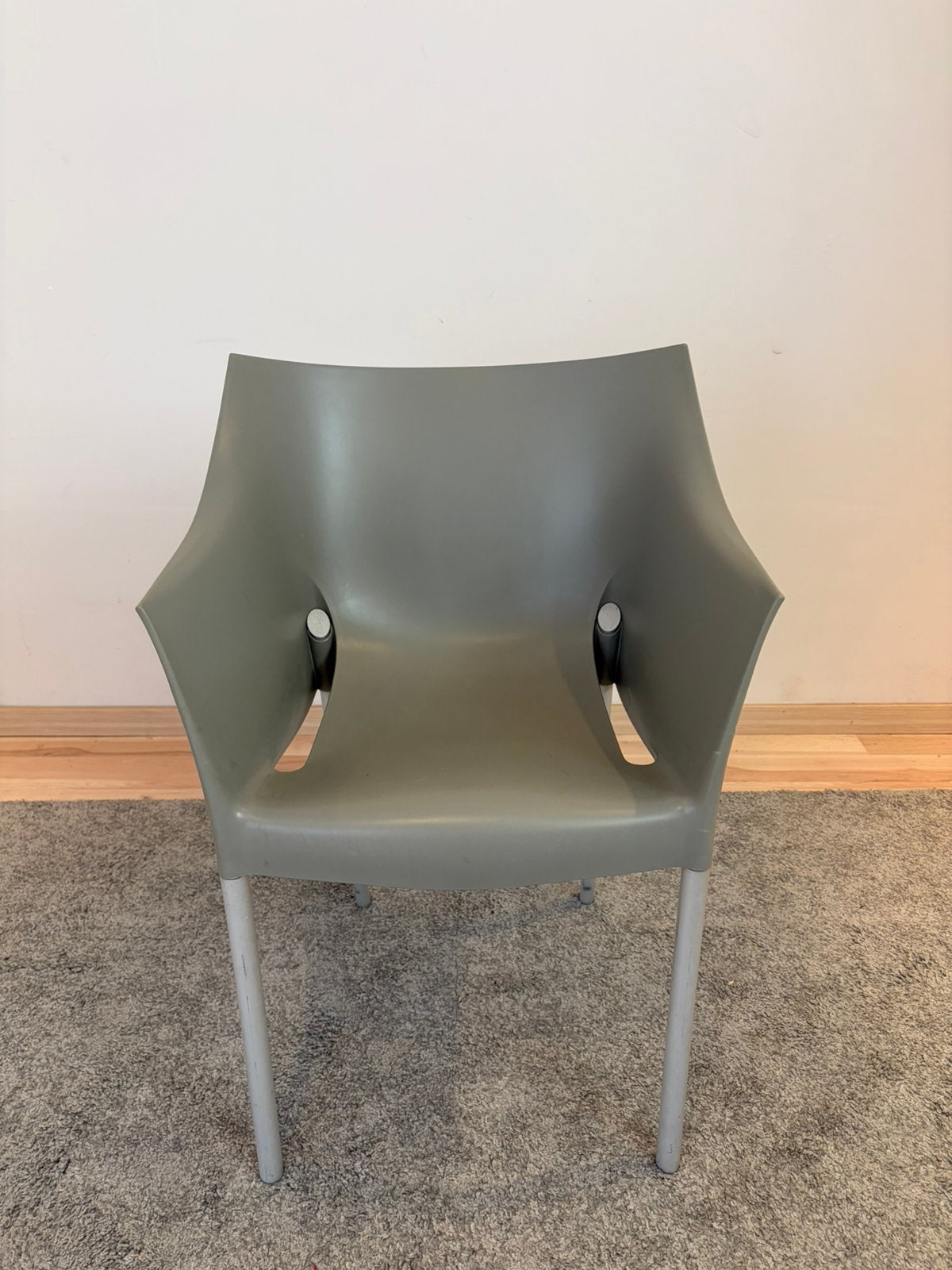 Lot de 4 chaises Dr. NO by Starck, Phillipe Starck, Gris, Enlèvement, Utilisé