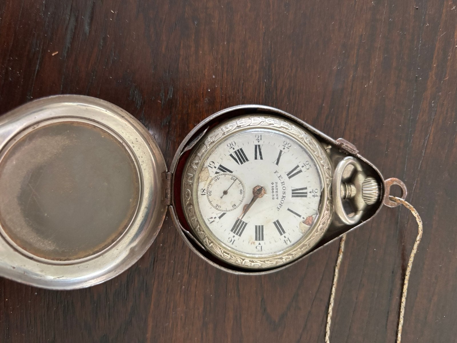 Zakhorloge  F.E Roskoff, Handtassen en Accessoires, Horloges | Antiek, Ophalen, Zakhorloge