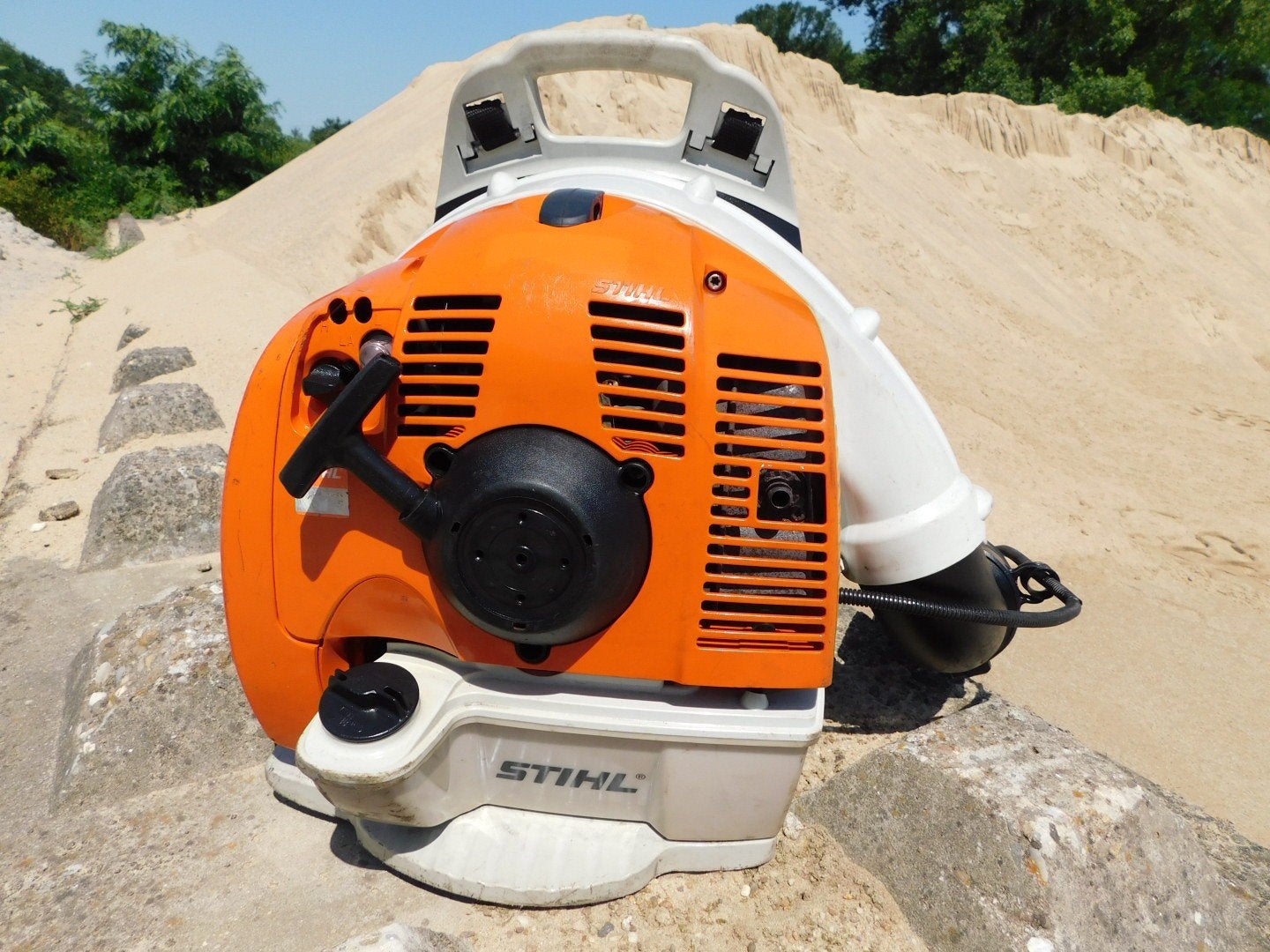 Stihl BR 430 uit 2015, Tuin en Terras, Ophalen, Gebruikt, Ruggedragen, Stihl
