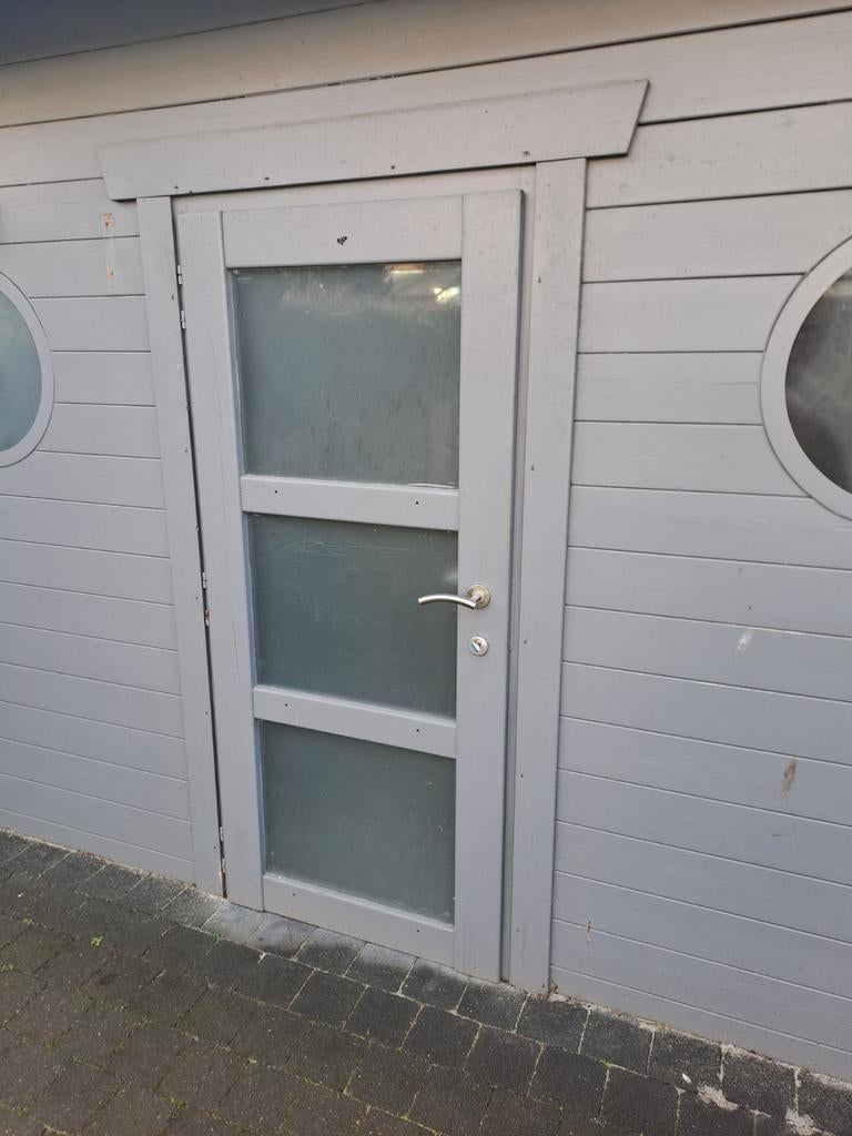 Enkele deur voor in een tuinhuis/blokhut, Tuin en Terras, Tuinhuizen, Ophalen, Tuinhuis