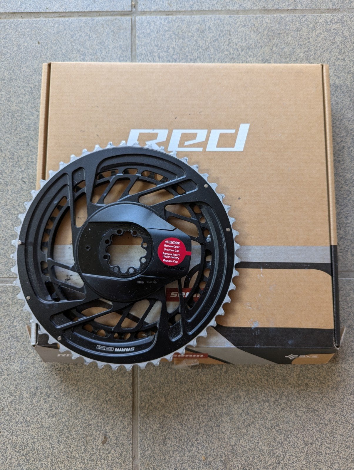 SRAM Red Axs 39-52 kettingbladen met vermogensmeter, Crankstel of Pedalen, Ophalen of Verzenden, SRAM, Aluminium