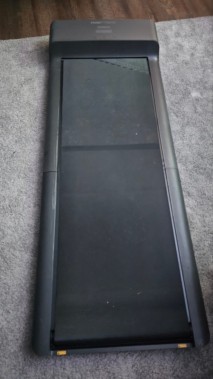 Flow Fitness DTM100i Walking Pad / Bureau Loopband, Ophalen, Kunststof, Zo goed als nieuw, Loopband