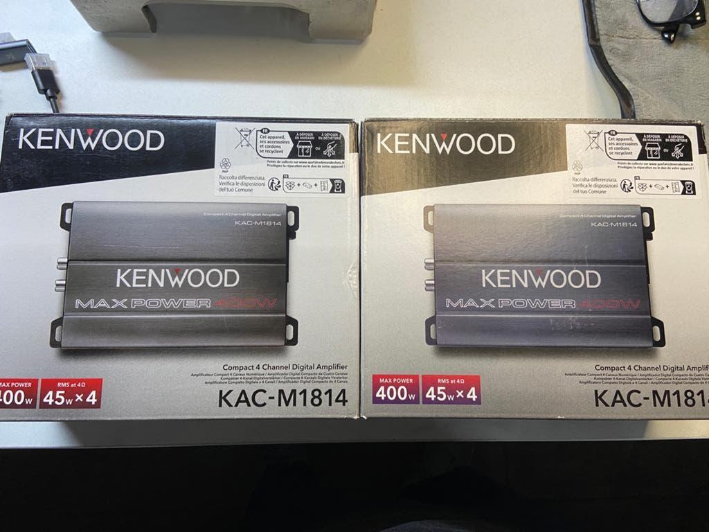 Kenwood Amplifier 400W Max 4 x 45w Class D, Enlèvement, Neuf