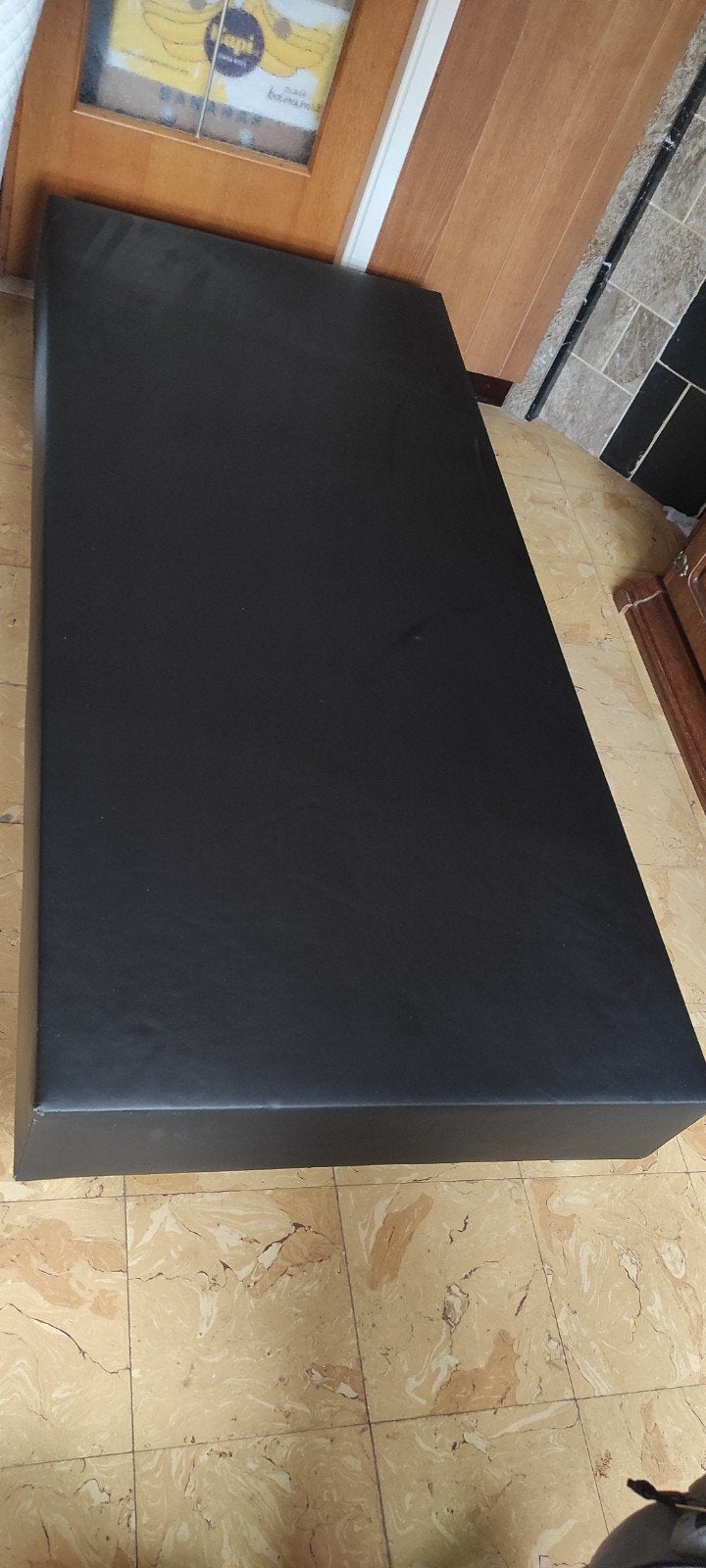 Sommier 90x200 cm, solidement soutenu par 6 pieds., Maison & Meubles, Enlèvement