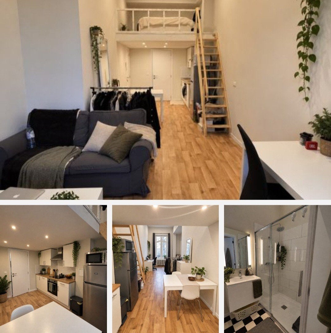 Studio 35 m² Rue Nysten, 4000 Liège, Immo, 35 à 50 m², Liège (ville)