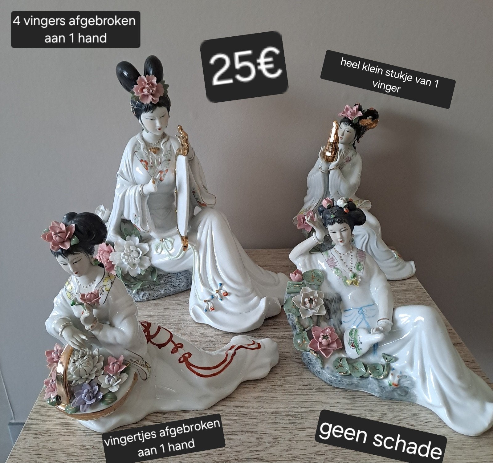 Japanse Geisha's, Ophalen
