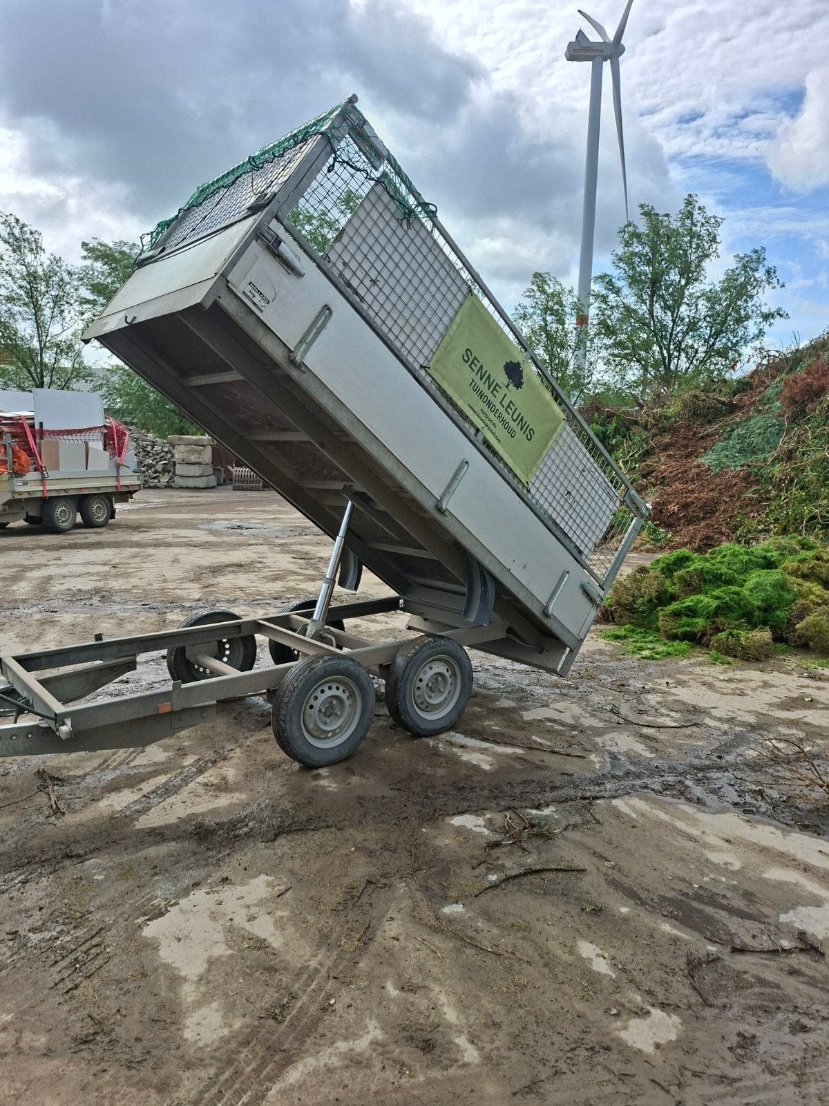 Ongeremde aanhangwagen in goede staat, Enlèvement