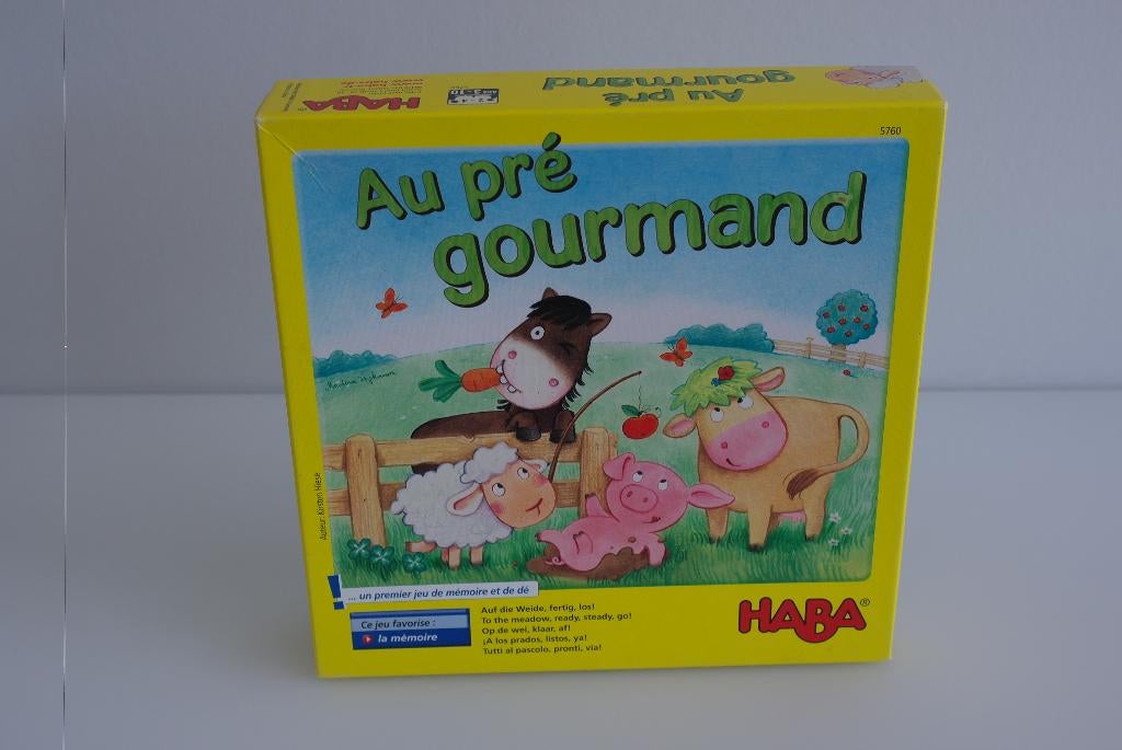 spel op de wei, klaar, af haba, Ophalen of Verzenden, Zo goed als nieuw, Haba