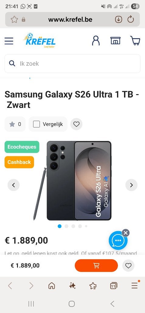 Samsung s26 ultra 1TB zwart, Telecommunicatie, Mobiele telefoons | Samsung, Ophalen, Nieuw, Zwart