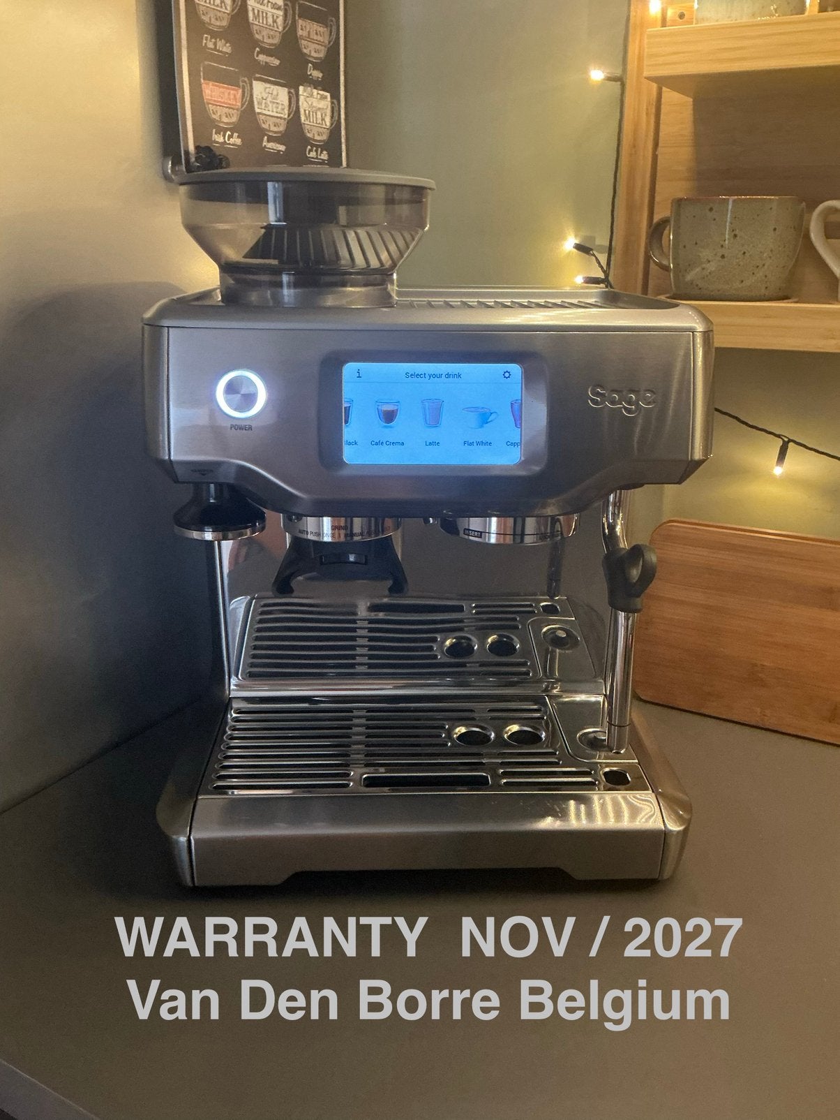 Sage Barista Touch + garantie jusqu'en nov2027 + accessoires, Electroménager, Cafetières, Machine à espresso, Réservoir d'eau amovible