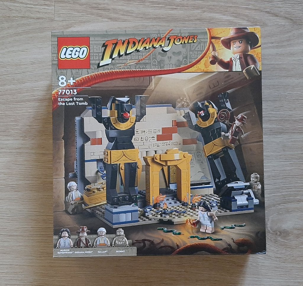 LEGO Indiana Jones 77013 Ontsnapping uit de verborgen tombe, Neuf, Lego, Ensemble complet, Pièces supplémentaires incluses