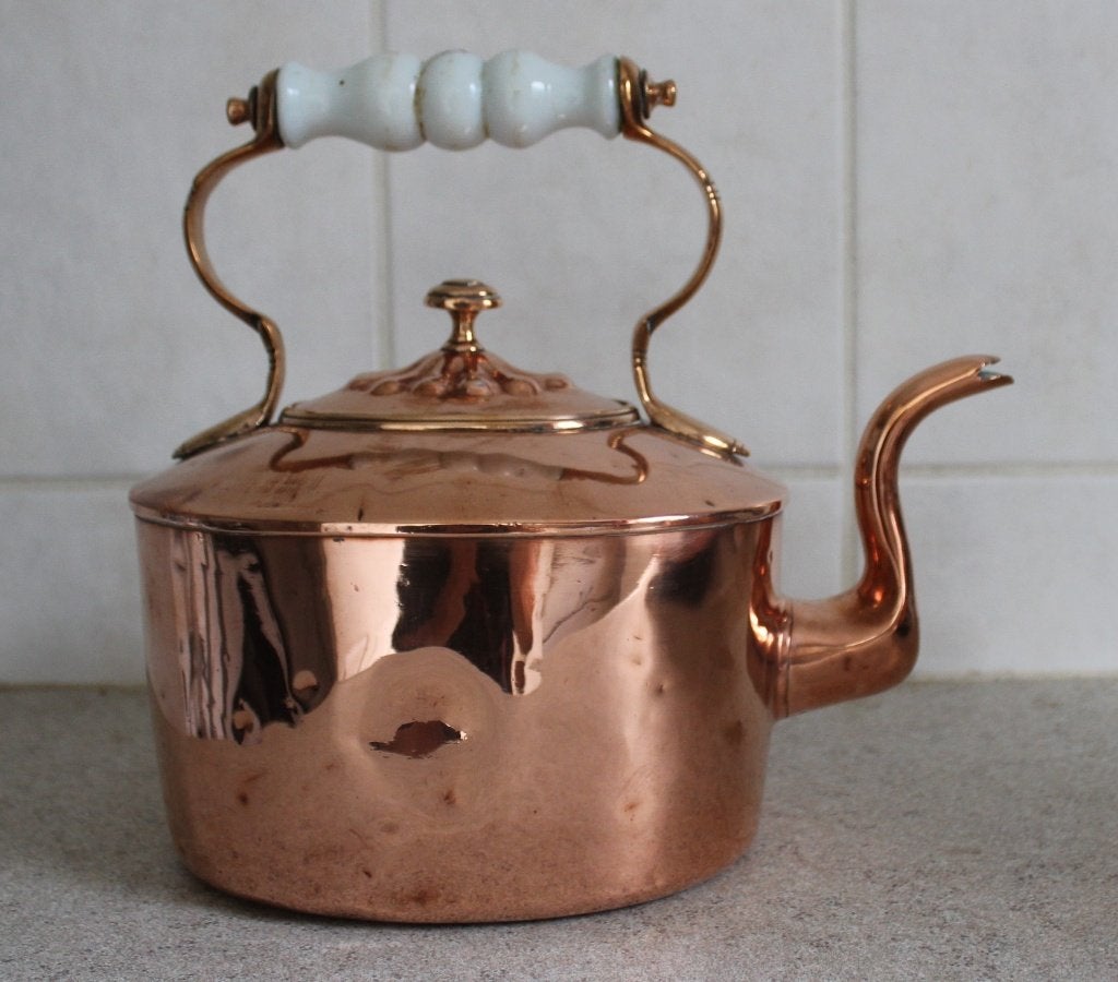Koperen waterketel, Ophalen of Verzenden, Koper