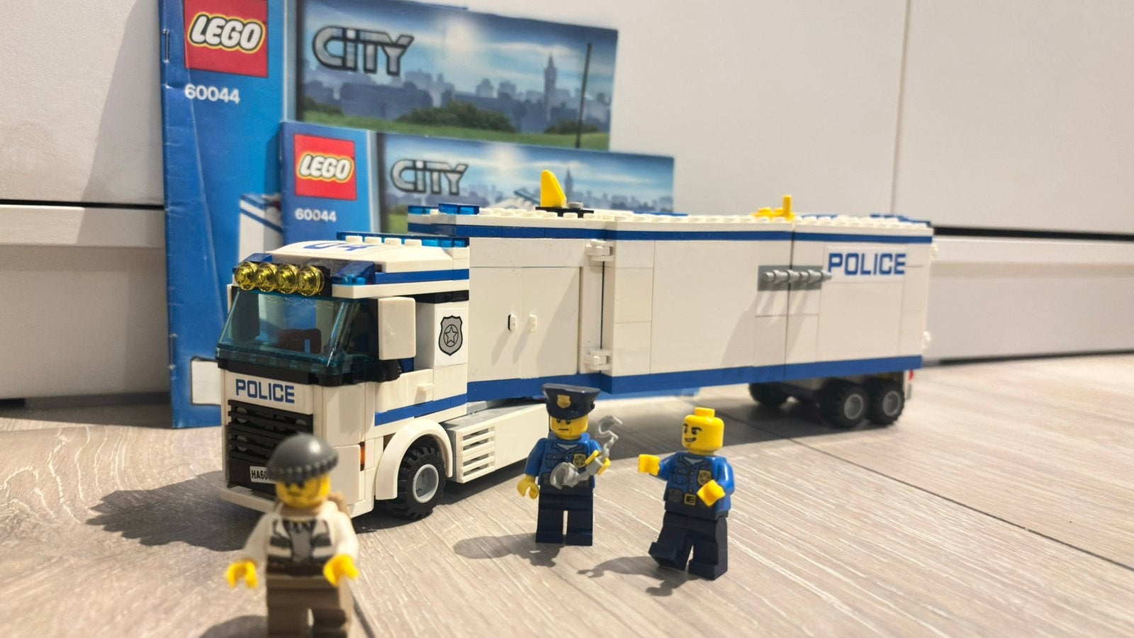 Lego politie vrachtwagen, Ophalen, City, Lego, Zo goed als nieuw