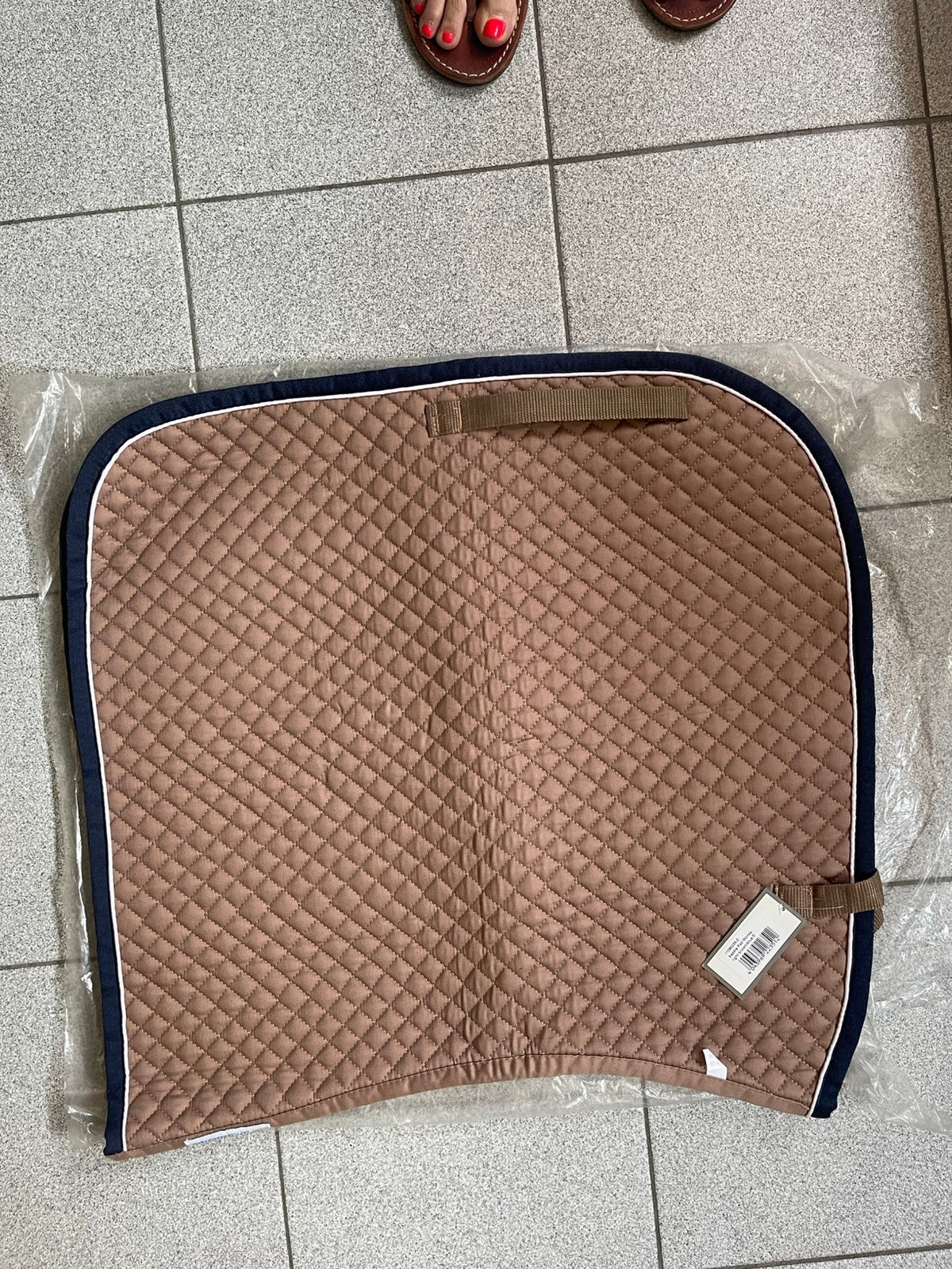 Dressuur zadeldek paard, Ophalen, Zo goed als nieuw, Beige