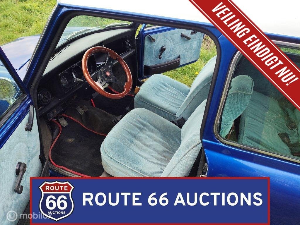 Austin Mini 1000 | 1983 | Route 66 Auctions, Auto's, Austin, Zwart, Bedrijf, Handgeschakeld
