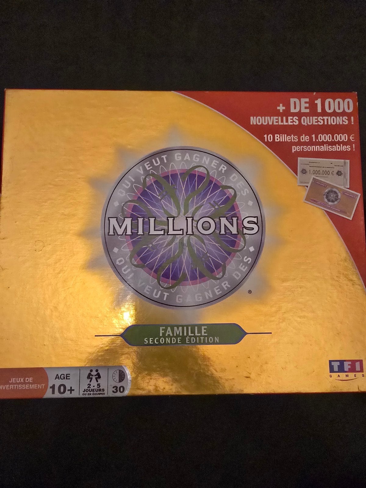 Qui veut gagner des millions - Édition Famille - TF1 Gama, Hobby & Loisirs créatifs, Trois ou quatre joueurs, Enlèvement ou Envoi