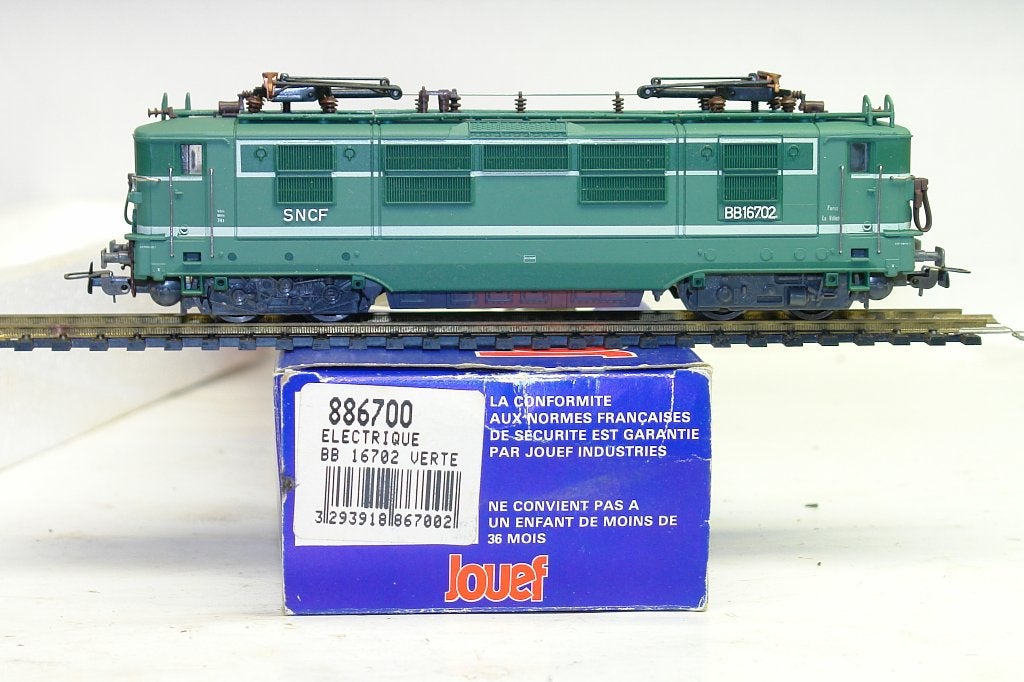 Jouef 886700 ELECTRIQUE BB 16702 VERTE HO état neuf., Hobby & Loisirs créatifs, Trains miniatures | HO, Analogique, Jouef, Enlèvement ou Envoi