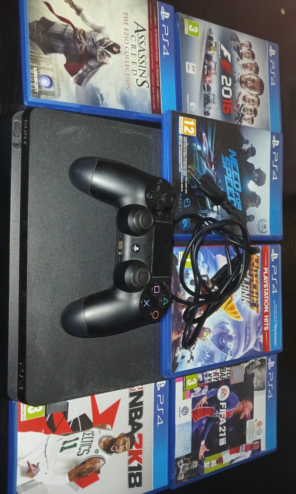 Ps4 bundel, Games en Spelcomputers, Spelcomputers | Sony PlayStation 4, Ophalen of Verzenden, Met 1 controller, Original, 500 GB