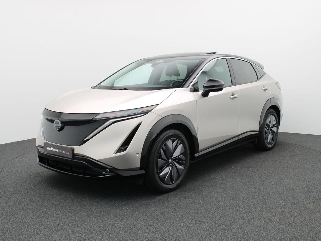 Nissan Ariya 87 kWh Advance Camera | PDC V+A | Panodak | Zet, Auto's, Nissan, Stof, Gebruikt, 750 kg, Overige kleuren