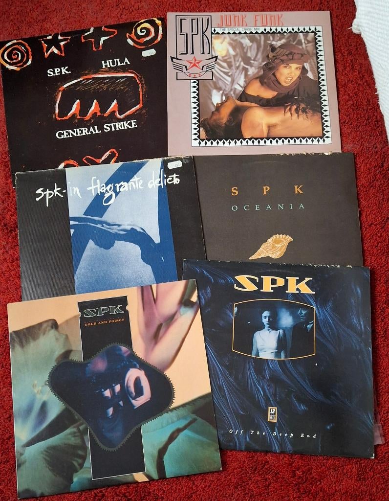 SPK originele vinyl LP 33t Maxi 12" Maxi singles, Ophalen of Verzenden, 1980 - 1989, Gebruikt