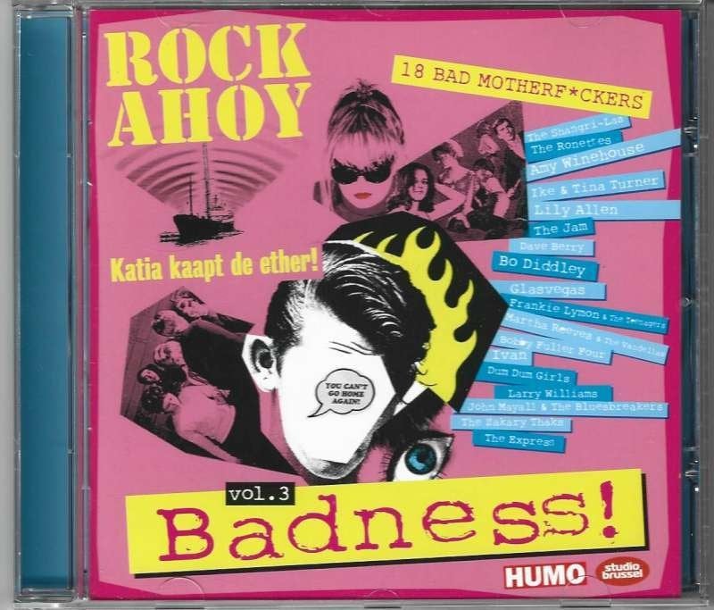 CD Rock Ahoy vol 3 Badness!, Ophalen of Verzenden, Zo goed als nieuw, Verzamelalbum, Indie Rock