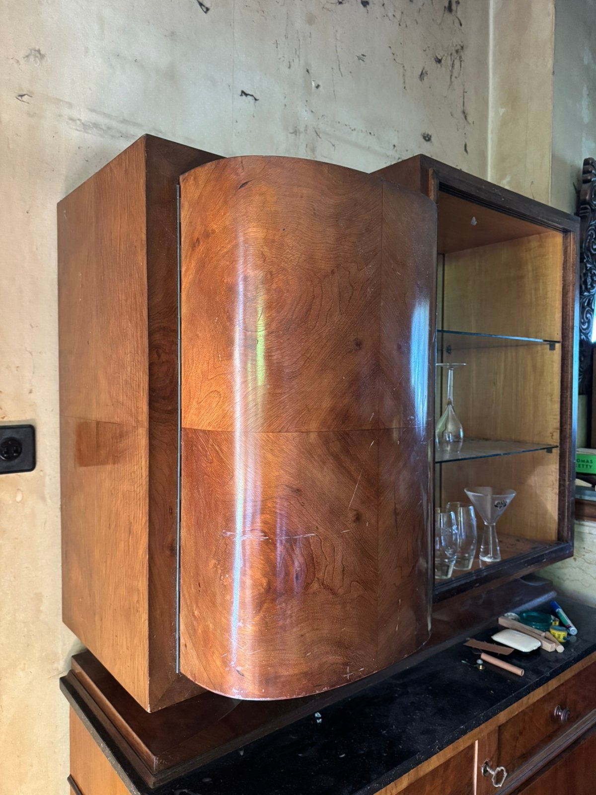 PRACHTIGE HOUTEN KAST (BOVENSTE DEEL) 110x90x50 🪵, Ophalen