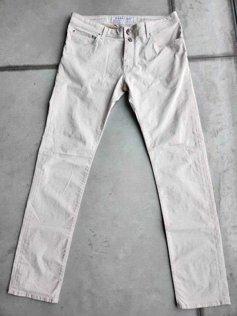 Jacob Cohën 688 broek beige, maat 34, zo goed als nieuw, Kleding | Heren, Overige kleuren, Ophalen of Verzenden, Zo goed als nieuw