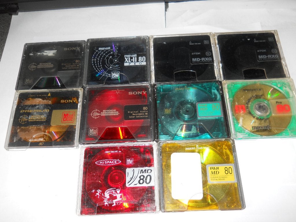 10 MINIDISK 80 MIN, Audio, Tv en Foto, Ophalen of Verzenden, Minidisc-speler