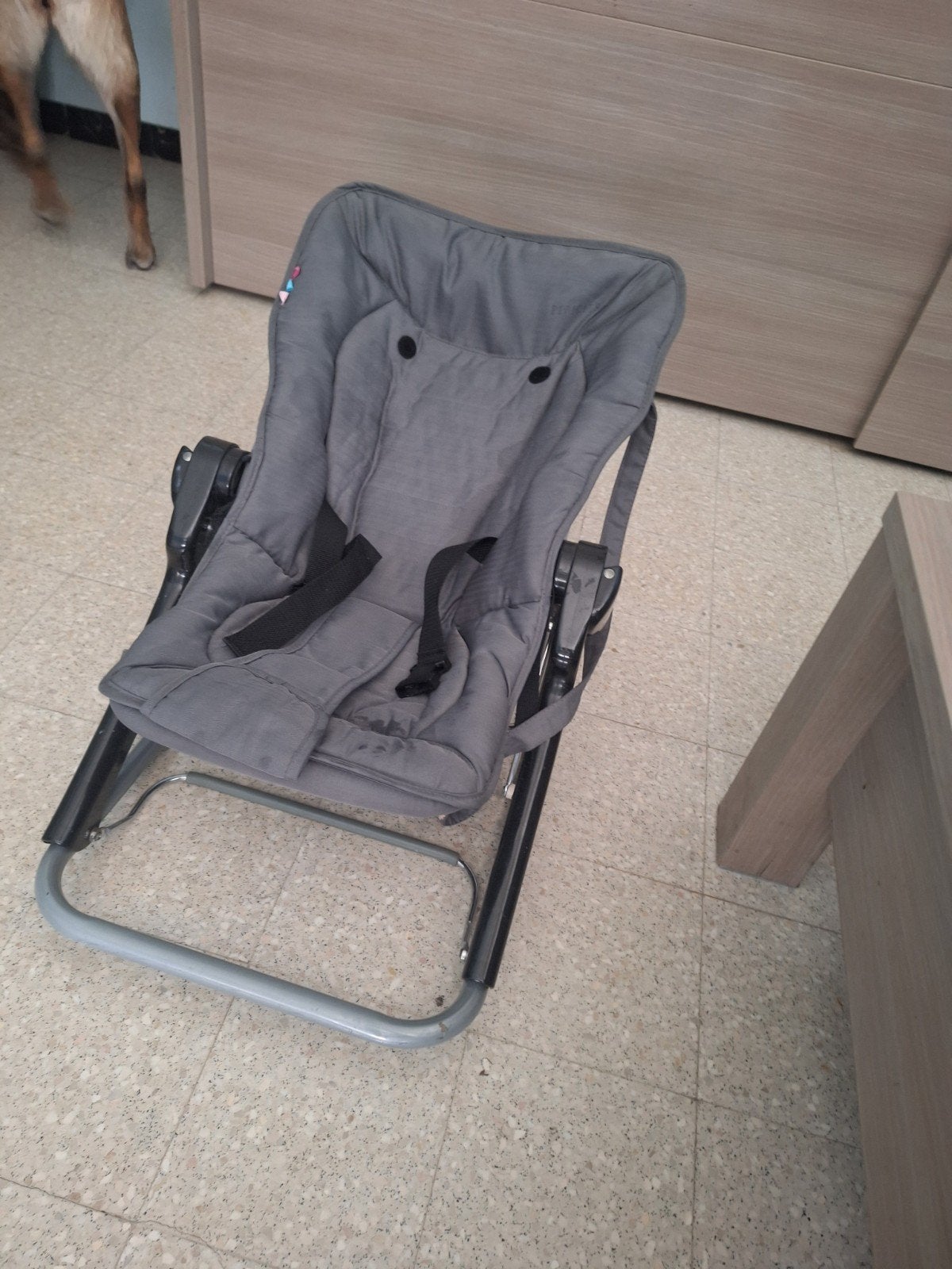 babysitter, Ophalen, Gebruikt, Wipstoel, Met gordel(s) of riempje(s)