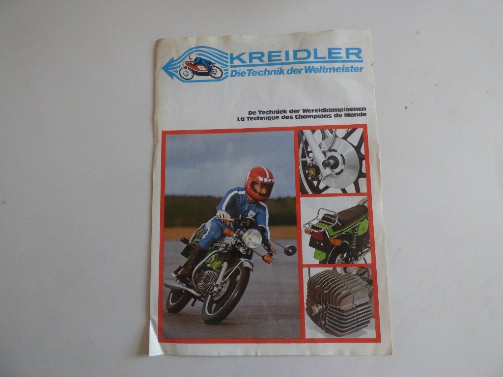 ORIGINELE KREIDLER FOLDER, Ophalen of Verzenden, Gebruikt