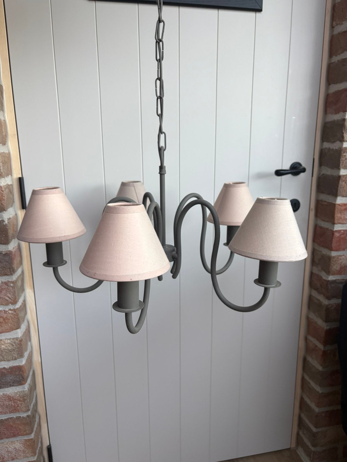 Landelijke luster, Huis en Inrichting, Lampen | Wandlampen, Ophalen, Zo goed als nieuw