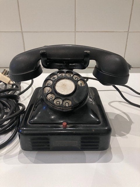 Analoge telefoon bakeliet, Antiek en Kunst, Ophalen