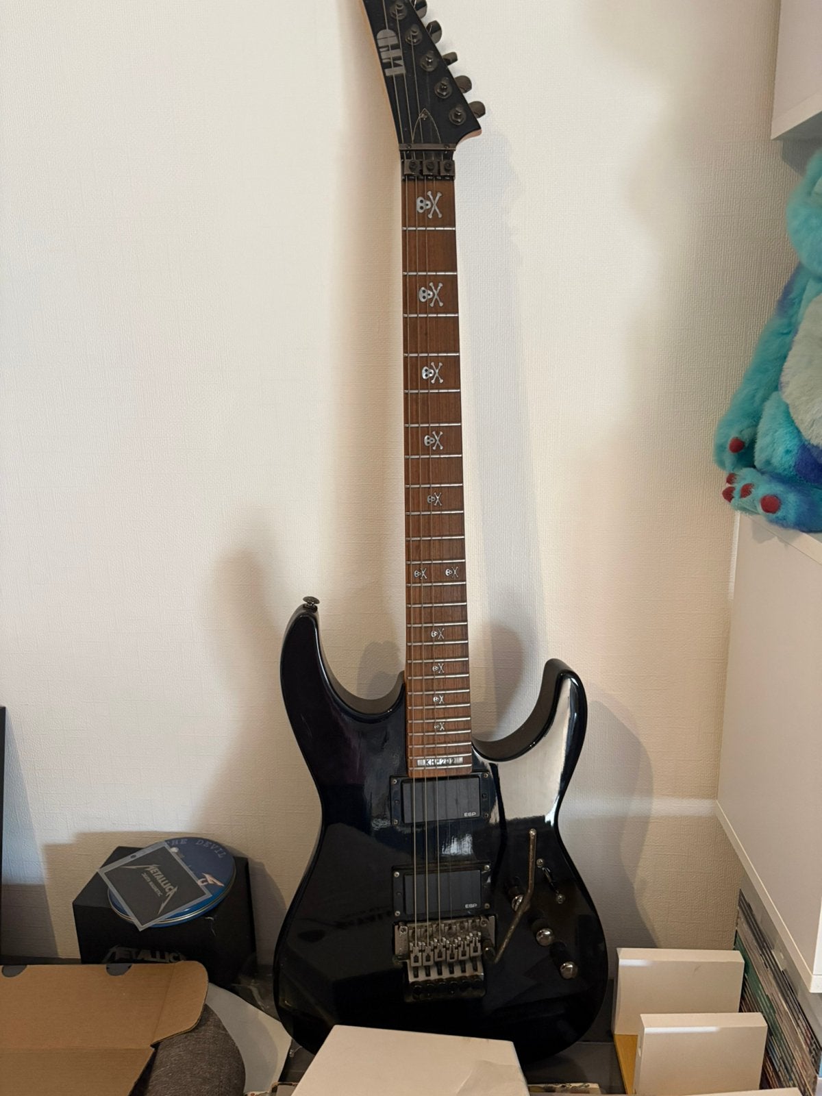 ESP LTD KH-202 Black Kirk Hammett Signature, Musique & Instruments, Instruments à corde | Guitares | Électriques, Enlèvement, Utilisé