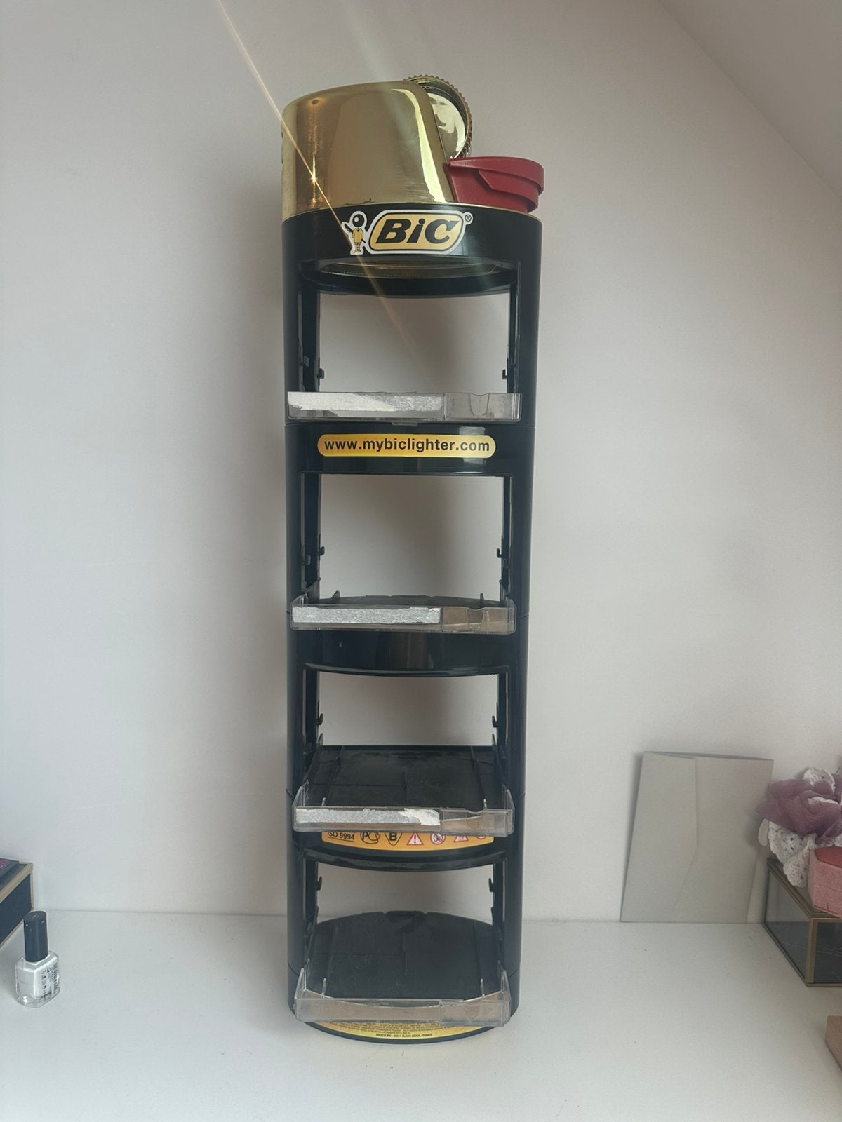 Bic aansteker display -, Ophalen, Gebruikt, Aansteker